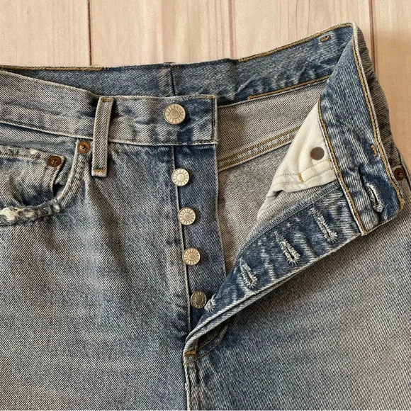 Vintage 90s AGOLDE Pinch Waist Straight Leg Jeans Womens 24” Waist *See Listing* - Picture 11 of 16